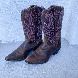 Justin Vintage Buffalo Stampede Western Boots
